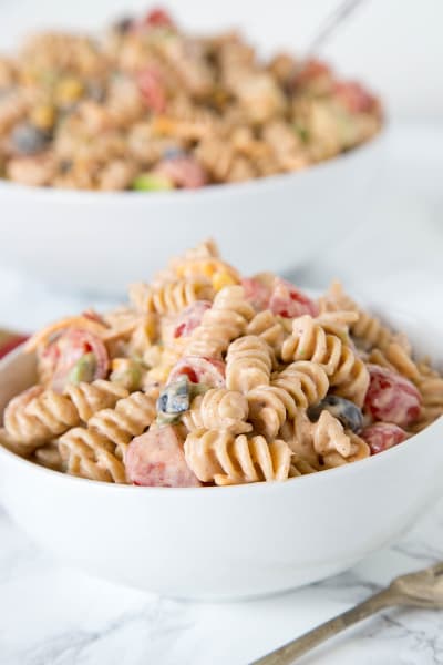 Taco Pasta Salad Recipe Food Fanatic