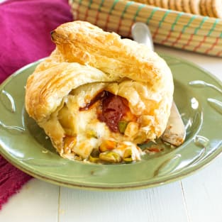 Baked brie with guava photo