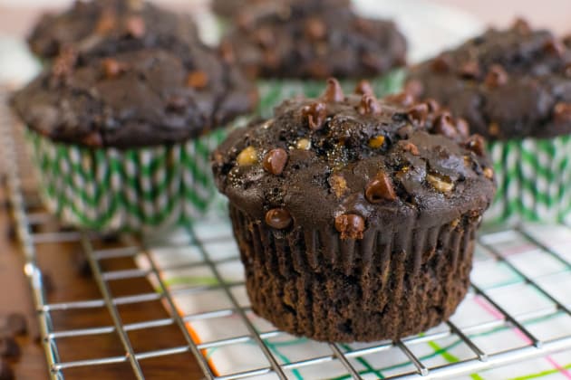 Double Chocolate Zucchini Muffins Photo