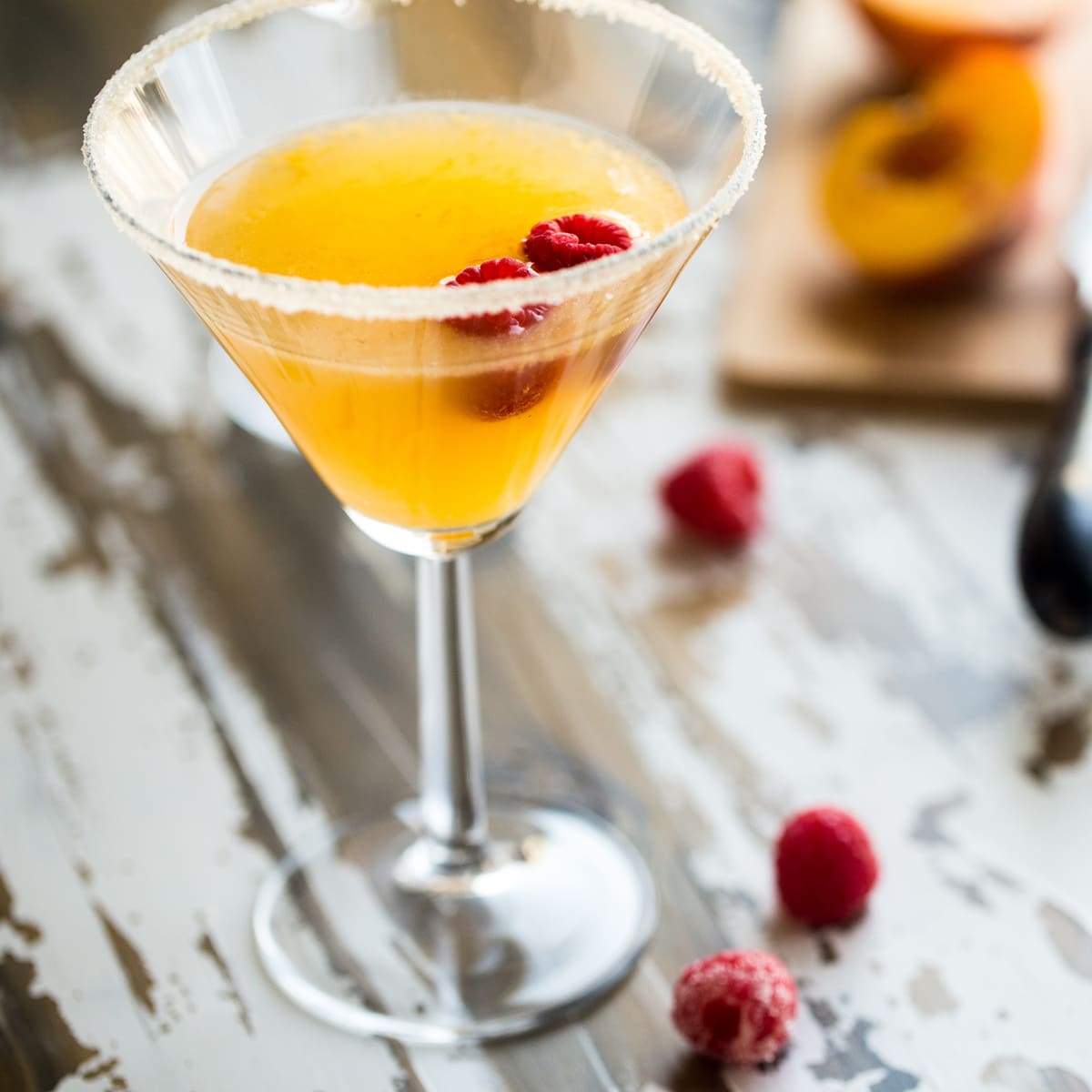 Peach Martini Recipe Vanilla Vodka Dandk Organizer