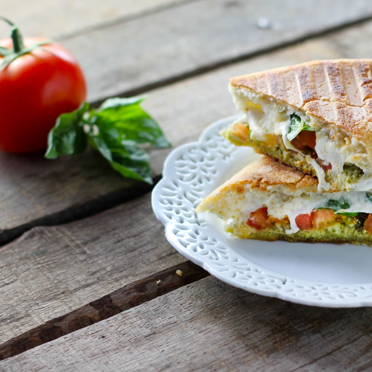 Caprese Panini Recipe Food Fanatic