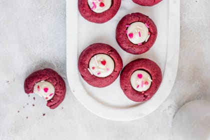 Red Velvet Thumbnail Cookies Recipe