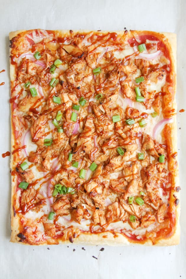 Puff Pastry BBQ Chicken Pizza Pic