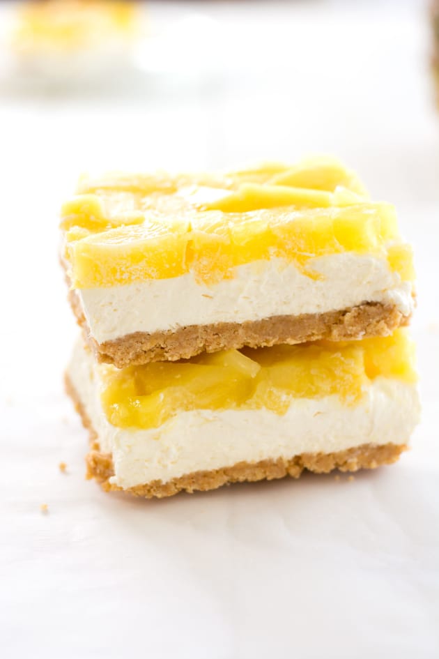 No-Bake Pineapple Cheesecake Bars Picture
