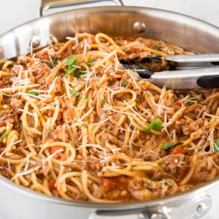 One pot spaghetti photo