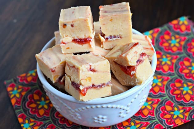 Peanut Butter & Jelly Fudge Photo