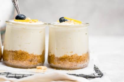 No Bake Mini Lemon Cheesecakes Recipe
