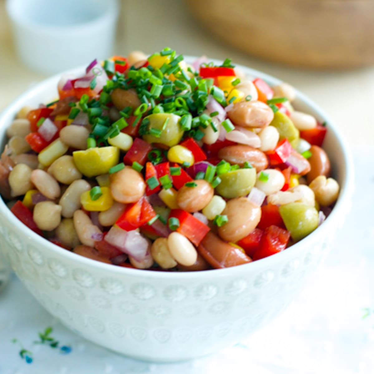 Quick Easy Bean Salad Primavera Kitchen