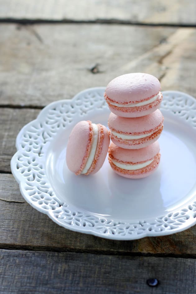 Rose & Lavender Macarons Image
