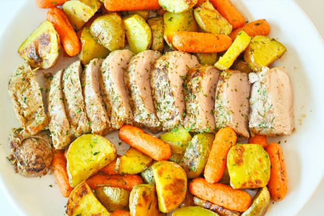 Rosemary Pork Tenderloin Sheet Pan Dinner Photo