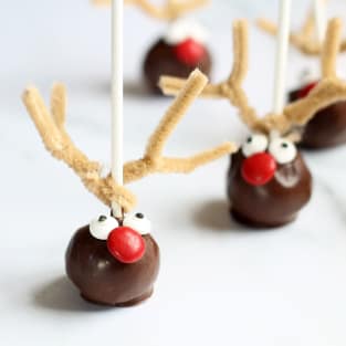 Reindeer cake pops photo
