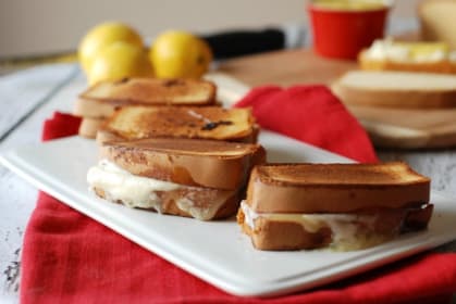 Lemon Mascarpone Grilled Cheese: Dessert Never Looked So Cheesy
