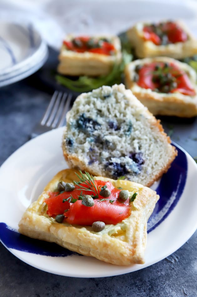 Smoked Salmon and Cream Cheese Pastries