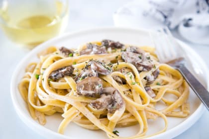 Creamy Mushroom Pasta Recipe