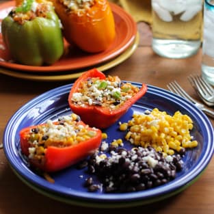 Southwest stuffed bell peppers photo