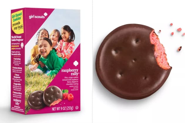 Girl Scout Raspberry Rally Cookies Photo
