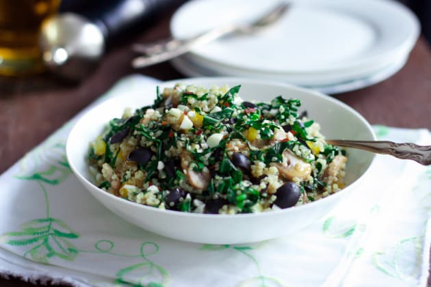 Kalamata Collard Quinoa Salad Photo