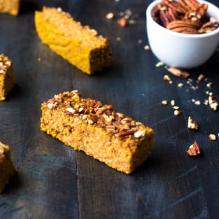 Pumpkin protein bars photo