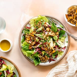 Passover salad with herbed horseradish recipe photo