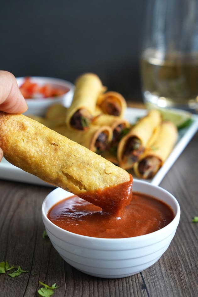 Bean and Cheese Taquitos Recipe Food Fanatic