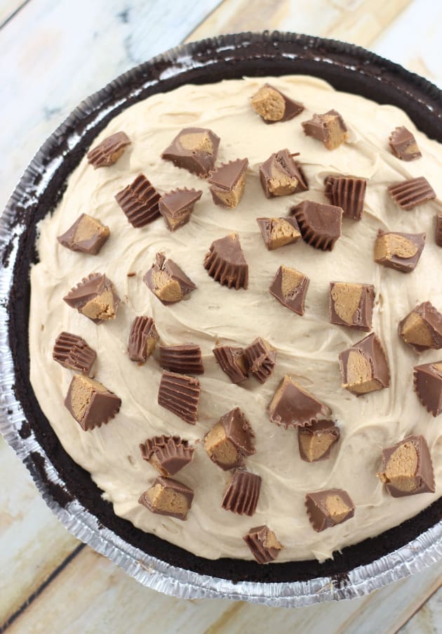 Peanut Butter Cup Fudge Pie Picture