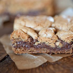 Nutella cookie bar picture