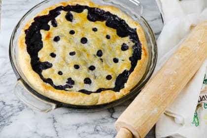 Blueberry Basil Pie