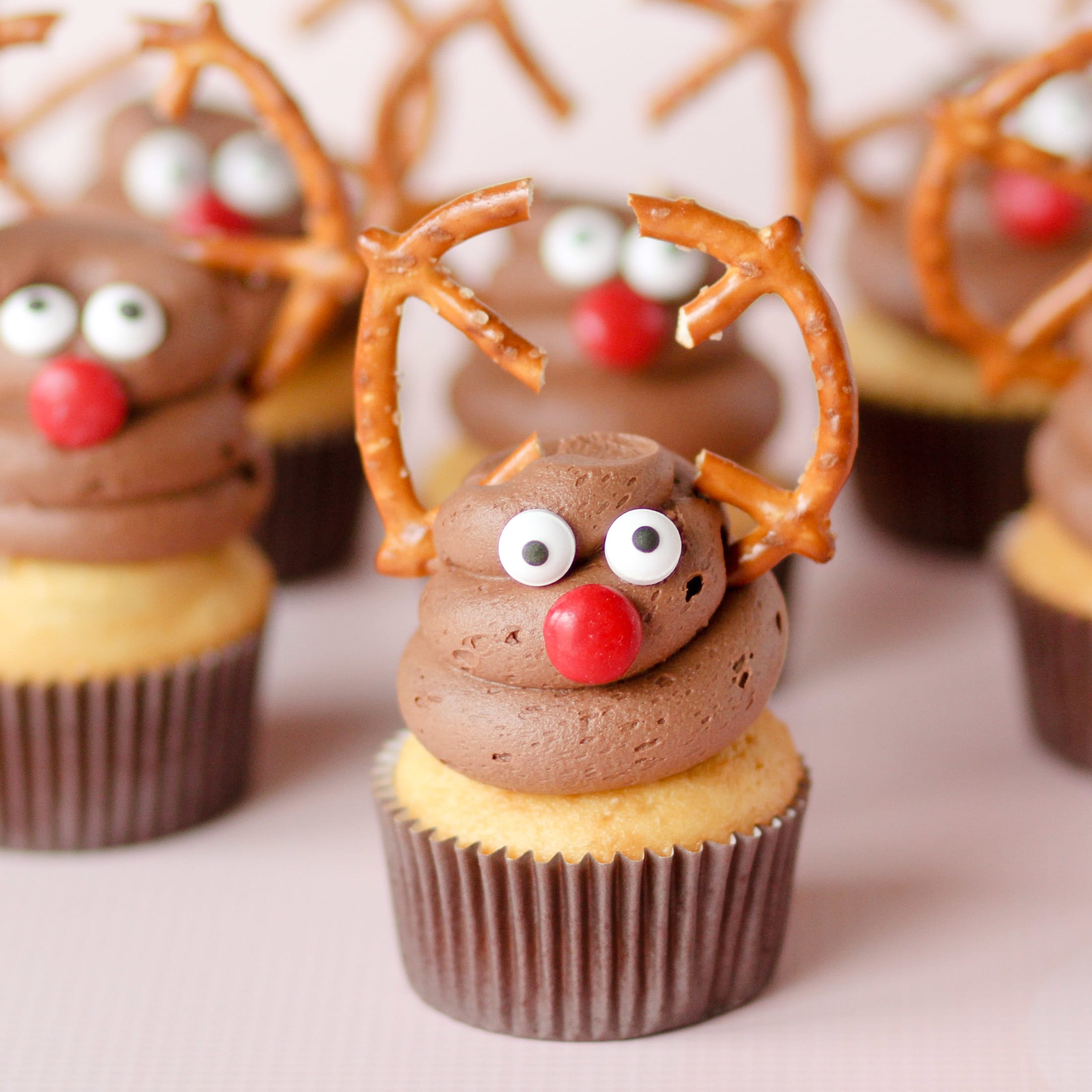 Reindeer Cupcakes Recipe - Food Fanatic