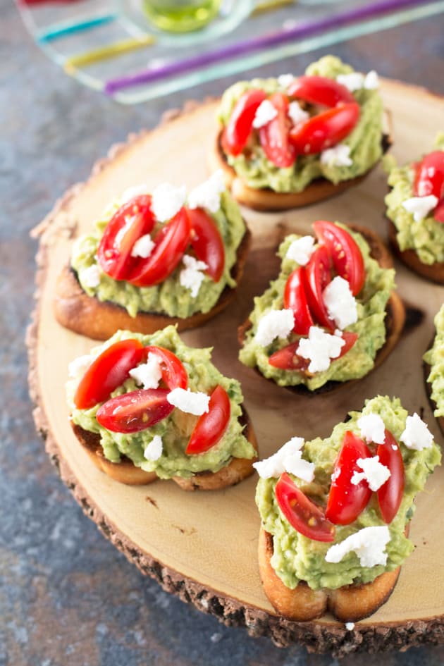 Avocado Goat Cheese Crostini Pic