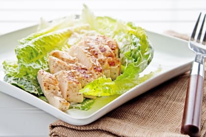 Grilled Chicken Caesar Salad: Classic Dinner for Two