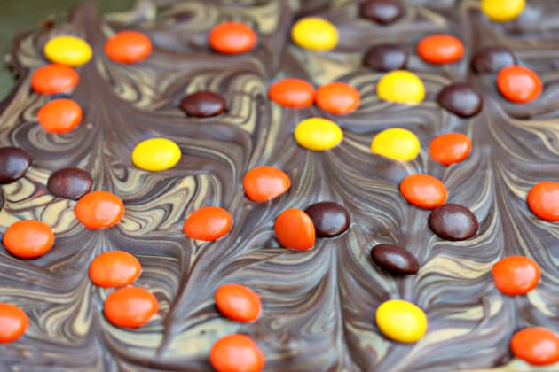 Reese's Pieces Chocolate Bark Photo