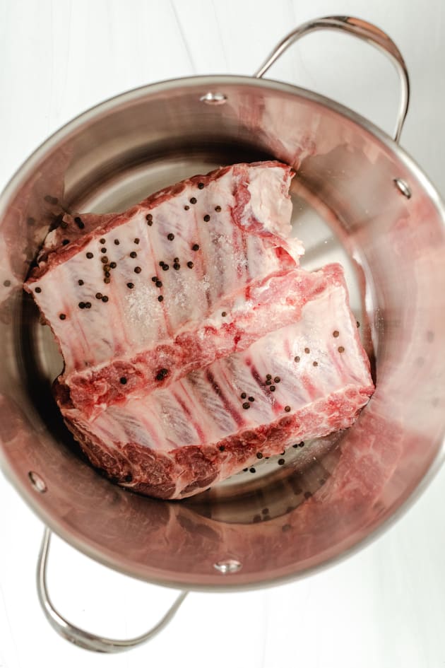 Pre boiling ribs clearance