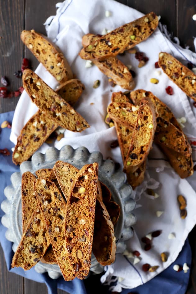 Cranberry Pistachio Avocado Biscotti Image