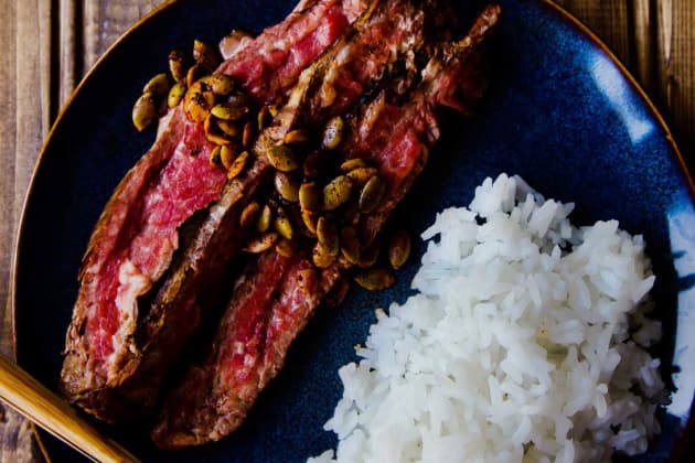 Pan cooked hot sale flank steak