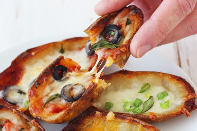 Toaster Oven Potato Skins Recipe Food Fanatic