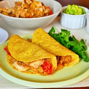 Slow cooker chicken tacos photo
