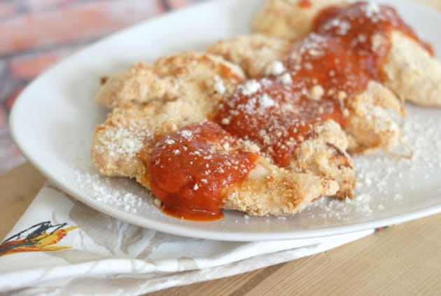 Gluten Free Parmesan Crusted Chicken Tenders Recipe Embed Food Fanatic This lighter gluten free chicken parmesan recipe served over my favorite gluten free barilla pasta makes for the most comforting, delicious 30 minute dinner. food fanatic