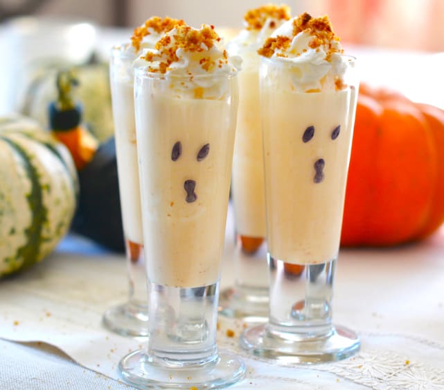 Pumpkin Pie Ice Cream Shooters