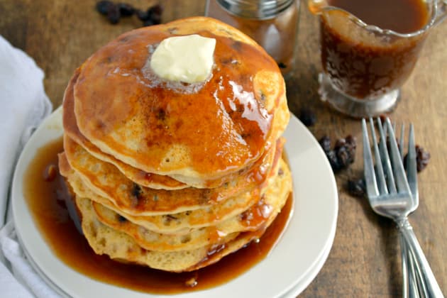 Cinnamon Raisin Bread Pancakes Photo
