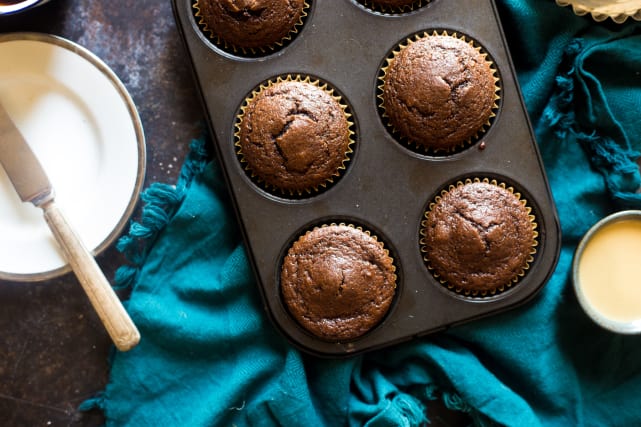 Paleo Chocolate Maple Tahini Muffins