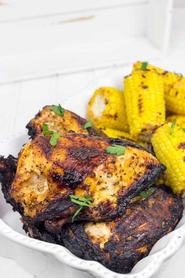 BBQ Split Chicken Breasts Picture
