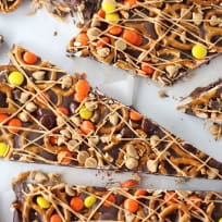 Chocolate Peanut Butter Pretzel Bark Recipe