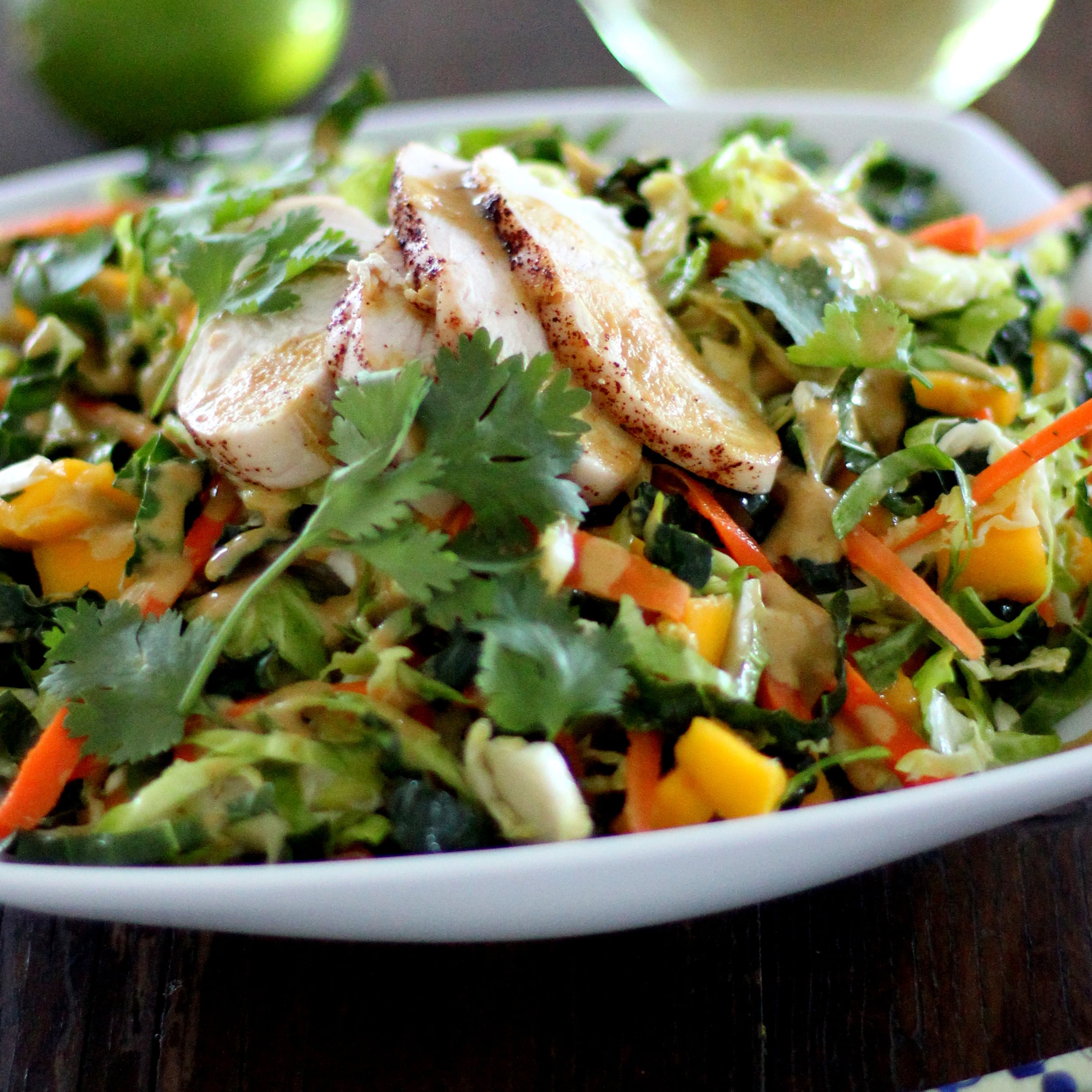 Thai Chicken Chopped Kale Salad
