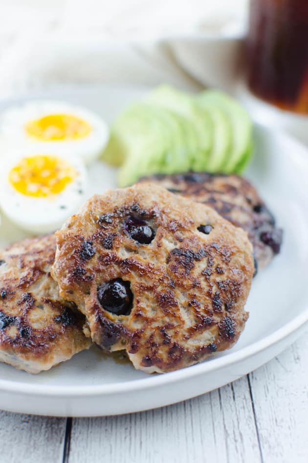 Paleo Maple Blueberry Turkey Breakfast Sausage Picture
