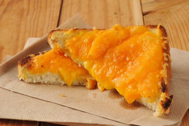 Cheese on toast photo