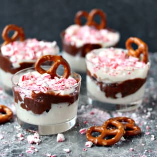 Double chocolate peppermint dip photo