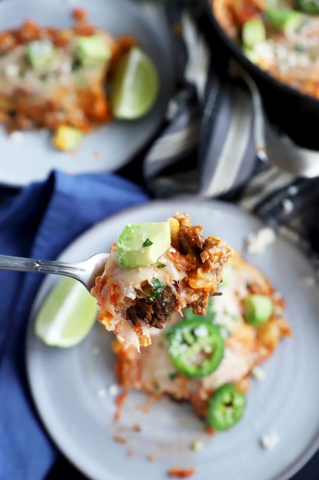 Short Rib Mexican Skillet Pie Pic