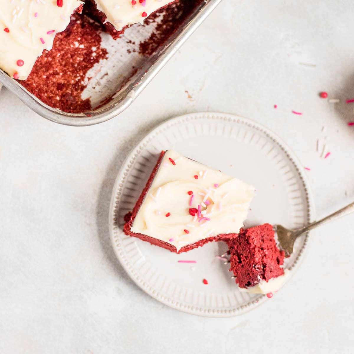Red Velvet Sheet Cake Recipe From Scratch
