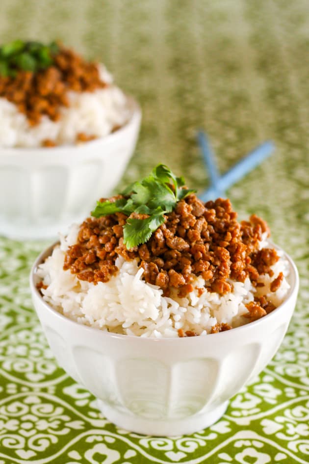 Gluten Free Korean Turkey and Rice Bowl Picture