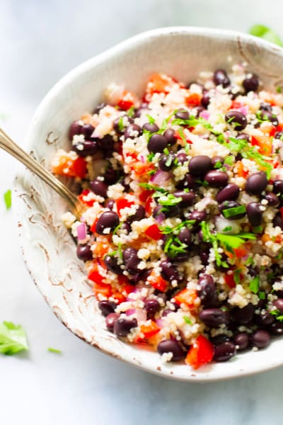 Black Bean Couscous Salad Recipe - Food Fanatic